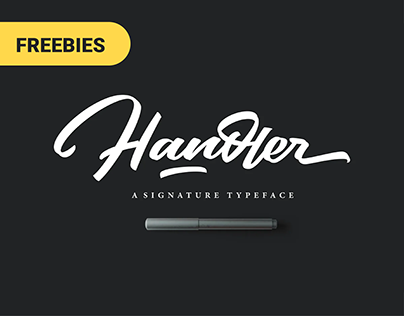 Freebies : Handler Typeface