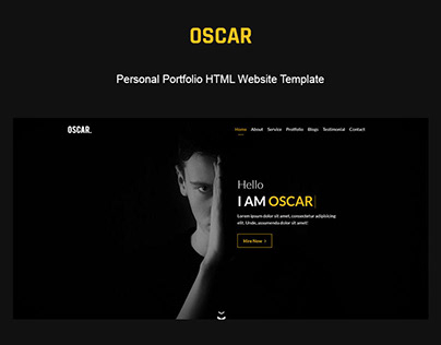Oscar - Personal Portfolio Website Template