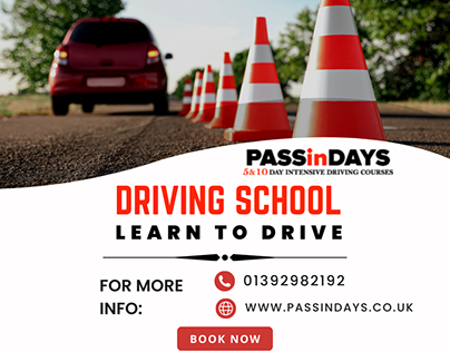 Enroll for the intensive driving course in Exeter.