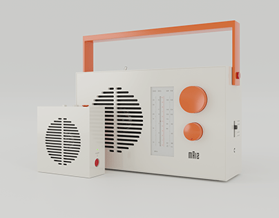 Retrofitted Radio inspired by the Braun Design