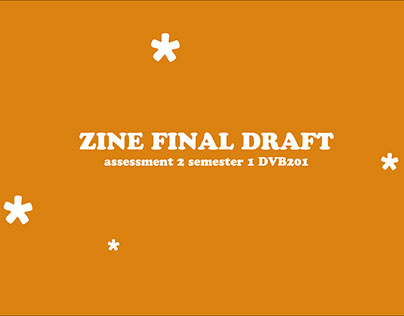Assessment Two | Zine Final Draft