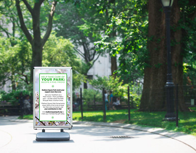 Madison Square Park Conservancy Signage and Banners