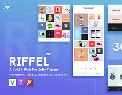 Riffel - A Bold & Rich Portfolio Theme