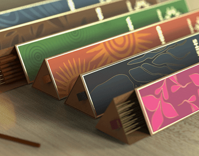 Rituchakra- Packaging design for Incense sticks