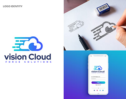 Modern Cloud Logo Design
