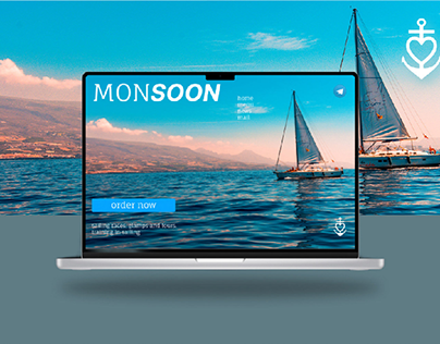 MonSoon -Landing page Yachting & Adventure