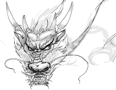 Dragon head Sketch