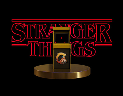 Stranger Things'' Concept Arcade Machine Design