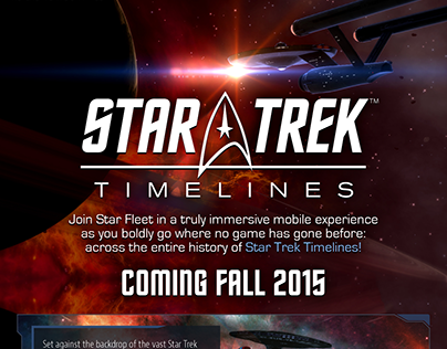 Single Sheet Star Trek Timelines Brochure