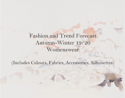 Forecasting (Autumn-Winter 19/20, Womenswear)