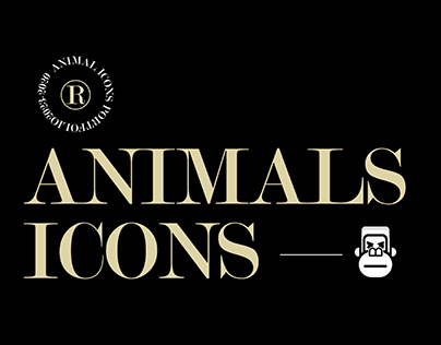 ANIMALS ICONS V01