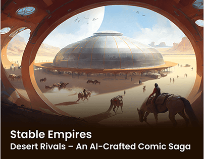 Desert Rivals is a sci-fi comic book Gen AI
