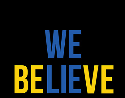 We Believe—Protest Poster for Ukraine