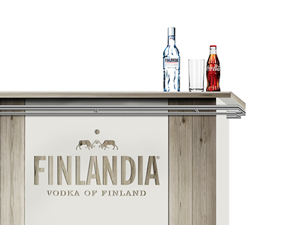 Concept BAR for vodka Finlandia