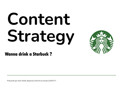 Content Strategy STARBUCKS