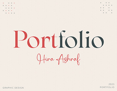 Portfolio 2023 | Graphic Designer | CV