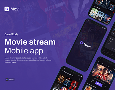 Project thumbnail - Movie streaming app | Case study
