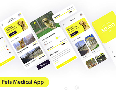 Pets Medical App Design