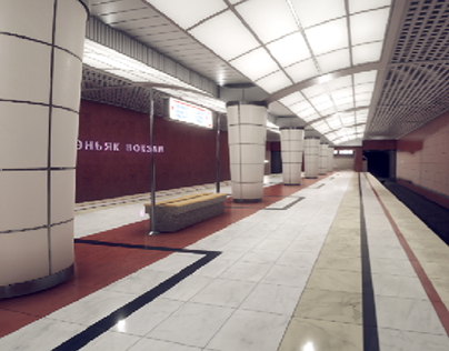 Станции метро для жд обучающего тренажера Unity 3d, UDK