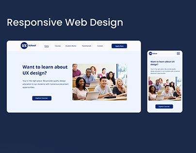 UX School | Responsive Web Design | UI Design