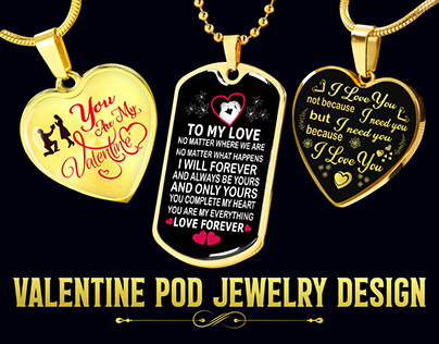 Valentine POD Jewelry Design