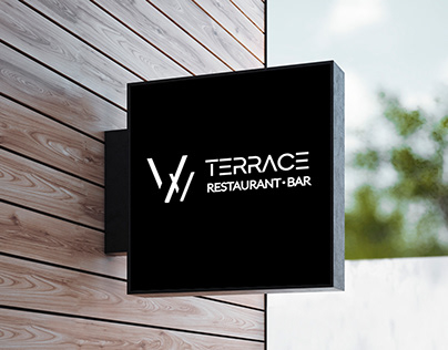 Restaurant terrace branding