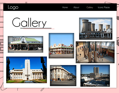 Web design for citys virtual tour