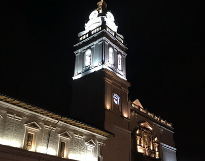 Centro Histórico Quito. Fotografía Nocturna.