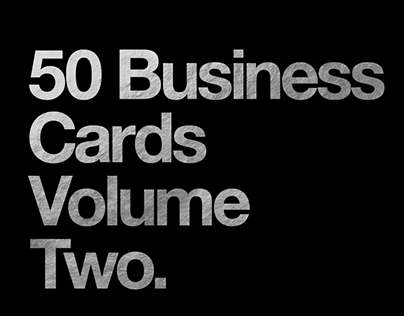 50 Business Cards Volume Two