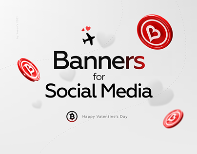 Happy Valentine's Day ❤ Social Media Banners