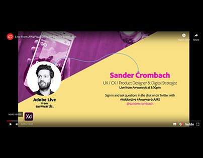 Live from AWWWARDS with Sander Crombach