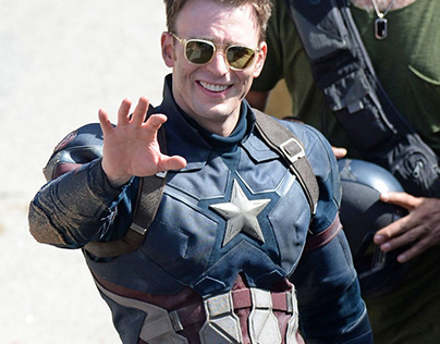 Captain America Civil War Chris Evans Steve Rogers Leat