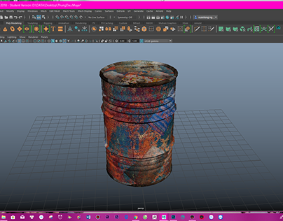 3D Modeling - Oil Barrel