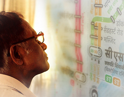 Mumbai Rail Map - Print Design in 5 Languages