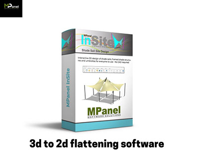 3d to 2d flattening software