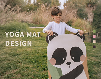 Panda Yoga mat Design