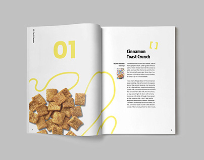 Top 10 Cereals Book Design