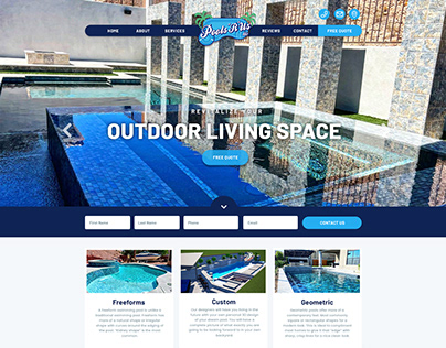 Pool Company - Web Design
