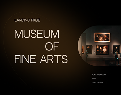 Landing Page for the Museum of Fine Arts