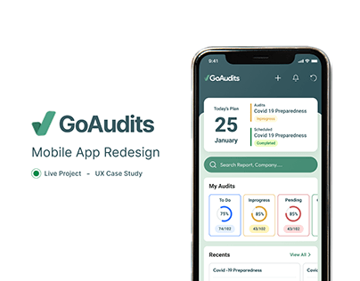 Go Audits I Mobile App I UX Case Study