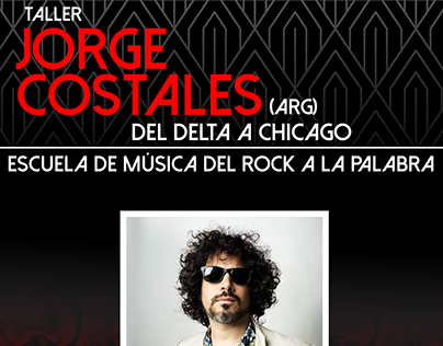 Campaña para gira musical de Jorge Costales