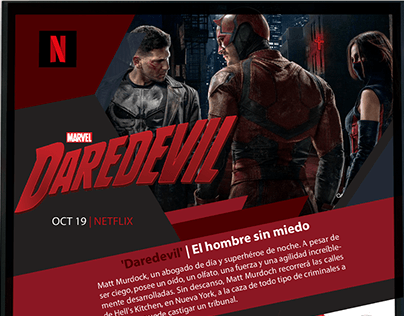 Project thumbnail - Flyer - Daredevil (Netflix)