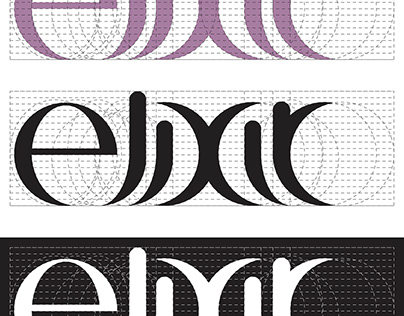 "elixir" Logo Design