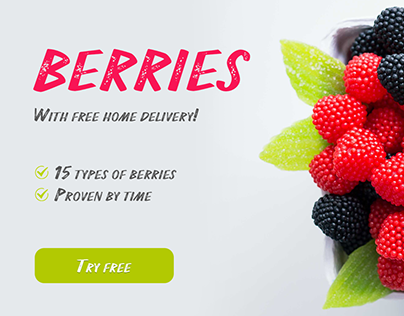 Berries selling banner :)