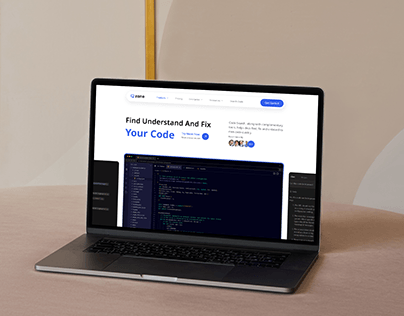 Saas UI/UX - AI Coding Assistant Website Design - Zane
