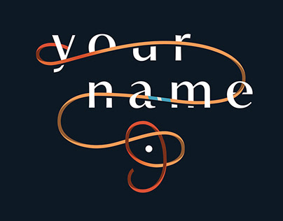 Identity Design for a Movie ( Your Name)