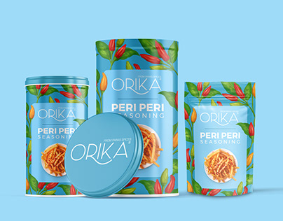 Orika-Peri Peri illustrated packaging concept