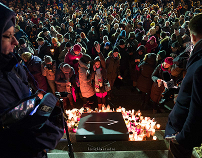 A Candle for President Adamowicz, Warszawa, 15.01.19