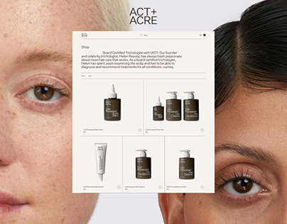 Act+Acre | E-commerce | Hair & Beauty