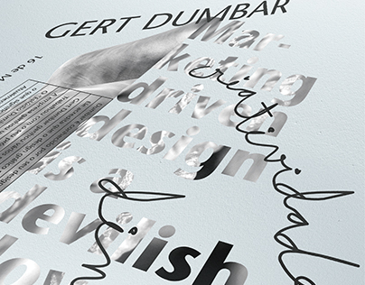 Gert Dumbar | Poster | Biography